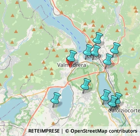 Mappa Via Mose Bianchi, 23868 Valmadrera LC, Italia (4.16917)