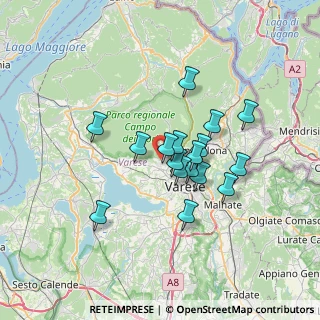 Mappa Via Dora, 21100 Varese VA, Italia (5.33294)