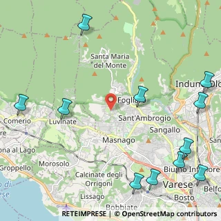 Mappa Via Dora, 21100 Varese VA, Italia (3.15909)