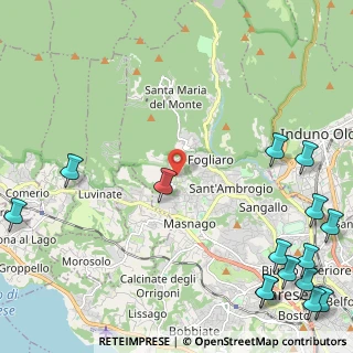 Mappa Via Dora, 21100 Varese VA, Italia (3.51933)