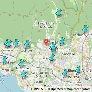 Mappa Via Dora, 21100 Varese VA, Italia (2.79867)