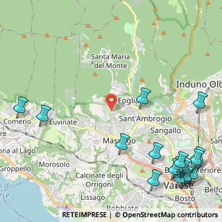 Mappa Via Dora, 21100 Varese VA, Italia (3.35059)