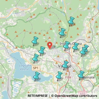 Mappa Via Dora, 21100 Varese VA, Italia (4.49154)