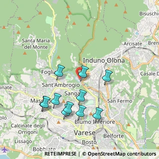 Mappa Via Molini Trotti, 21056 Induno Olona VA, Italia (1.88455)