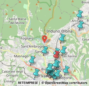 Mappa Via Molini Trotti, 21056 Induno Olona VA, Italia (2.6085)