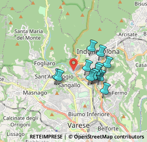 Mappa Via Molini Trotti, 21056 Induno Olona VA, Italia (1.28308)