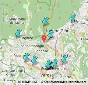Mappa Via Molini Trotti, 21056 Induno Olona VA, Italia (2.2225)