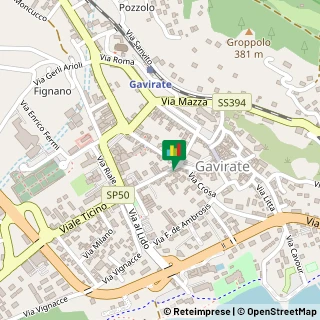 Mappa Viale Ticino,  9, 21026 Gavirate, Varese (Lombardia)