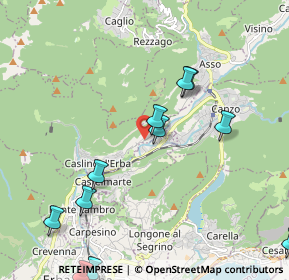 Mappa Via per Asso, 22030 Caslino D'erba CO, Italia (2.48727)