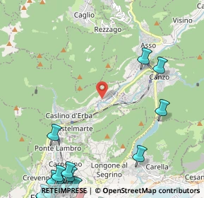 Mappa Via per Asso, 22030 Caslino D'erba CO, Italia (3.7035)