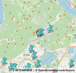 Mappa Via per Asso, 22030 Caslino D'erba CO, Italia (6.71765)