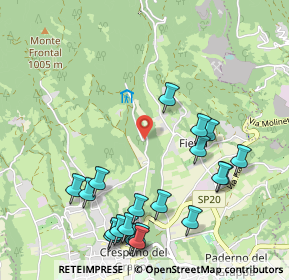 Mappa Via Valderoa, 31017 Pieve del Grappa TV, Italia (1.21)