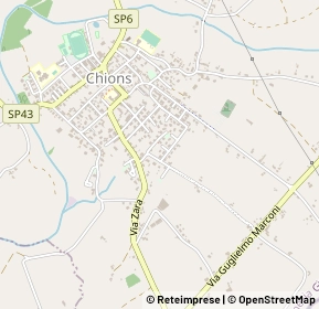 Mappa Via Fiume, 33083 Chions PN, Italia (0.38462)