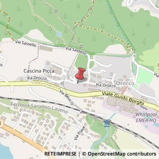 Mappa Via orocco 35, 21025 Comerio, Varese (Lombardia)