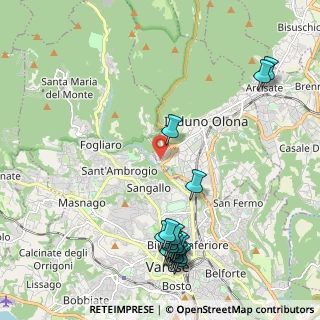 Mappa Zona Industriale Via Buccari, 21056 Induno Olona VA, Italia (2.57875)