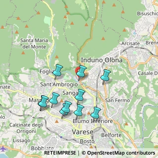 Mappa Zona Industriale Via Buccari, 21056 Induno Olona VA, Italia (1.90364)