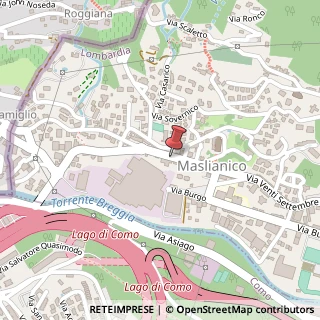 Mappa Via 20 Settembre, 49, 22026 Maslianico CO, Italia, 22026 Maslianico, Como (Lombardia)