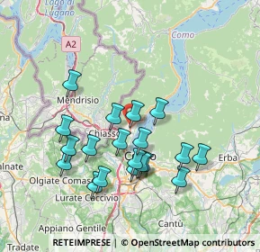 Mappa Cernobbio, 22012 Cernobbio CO, Italia (6.73053)