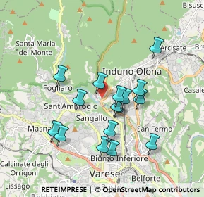 Mappa SS 233, 21056 Induno Olona VA, Italia (1.59875)