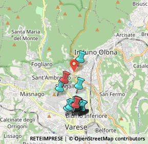 Mappa SS233, 21056 Varese VA, Italia (1.989)