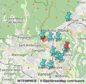Mappa SS 233, 21056 Induno Olona VA, Italia (1.78636)