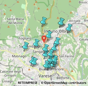 Mappa SS 233, 21056 Induno Olona VA, Italia (1.7395)
