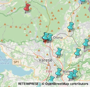 Mappa SS 233, 21056 Induno Olona VA, Italia (5.30286)