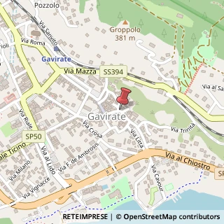 Mappa Piazza 20 Settembre, 3, 21026 Gavirate, Varese (Lombardia)