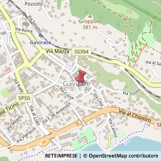 Mappa Piazza Matteotti, 8, 21020 Gavirate, Varese (Lombardia)