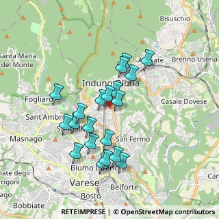 Mappa Via Cappelletta, 21056 Induno Olona VA, Italia (1.5955)