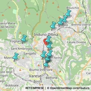 Mappa Via Cappelletta, 21056 Induno Olona VA, Italia (1.82308)
