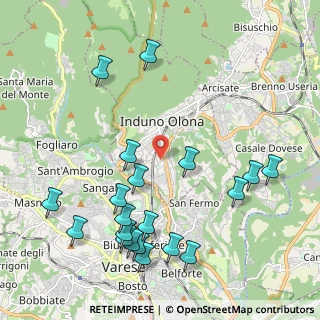 Mappa Via Cappelletta, 21056 Induno Olona VA, Italia (2.4325)