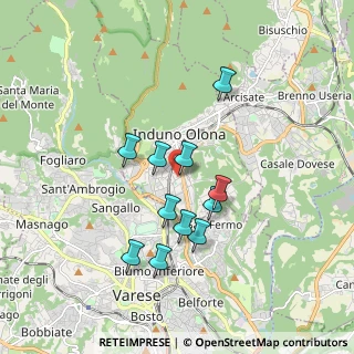 Mappa Via Cappelletta, 21056 Induno Olona VA, Italia (1.50273)