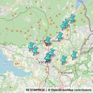 Mappa FedEx, 21056 Induno Olona VA, Italia (3.45333)