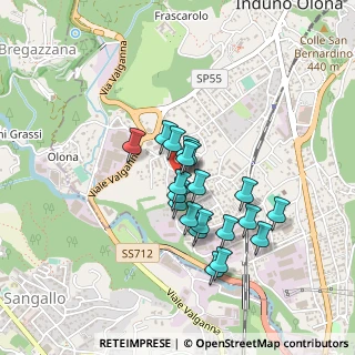 Mappa FedEx, 21056 Induno Olona VA, Italia (0.343)