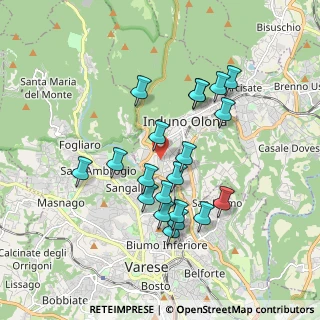 Mappa FedEx, 21056 Induno Olona VA, Italia (1.6585)