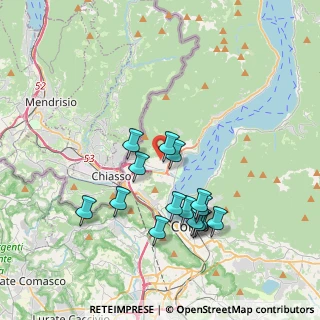 Mappa Via Vittorio Emanuele II, 22012 Cernobbio CO, Italia (3.49267)