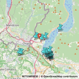 Mappa Via Vittorio Emanuele II, 22012 Cernobbio CO, Italia (3.895)