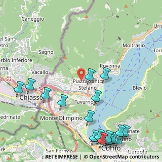 Mappa Via Vittorio Emanuele II, 22012 Cernobbio CO, Italia (2.91176)