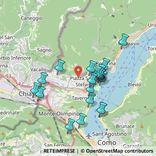 Mappa Via Vittorio Emanuele II, 22012 Cernobbio CO, Italia (1.7175)