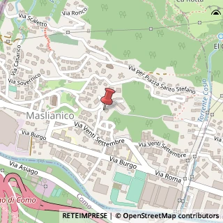 Mappa Via Giuseppe Verdi, 8, 22026 Maslianico, Como (Lombardia)