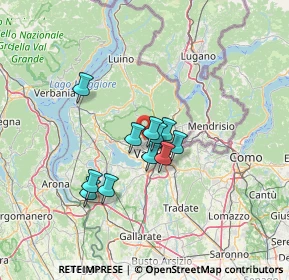 Mappa Via Lazzaro Papi, 21100 Varese VA, Italia (9.60727)