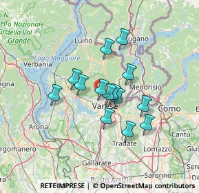 Mappa Via Lazzaro Papi, 21100 Varese VA, Italia (10.06214)