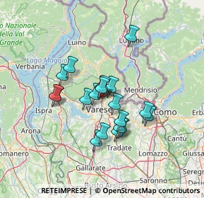 Mappa 21056 Induno Olona VA, Italia (10.235)