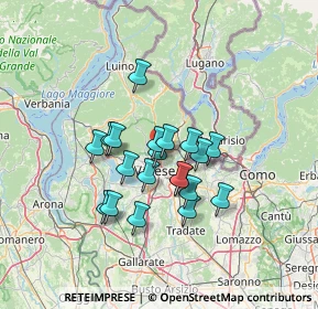 Mappa 21056 Induno Olona VA, Italia (10.2335)