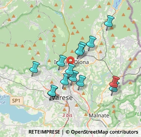 Mappa 21056 Induno Olona VA, Italia (3.11857)