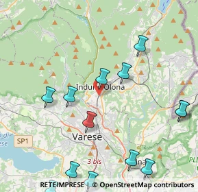 Mappa 21056 Induno Olona VA, Italia (5.18)