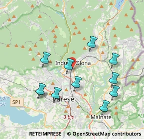 Mappa 21056 Induno Olona VA, Italia (3.89182)