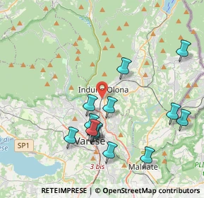 Mappa 21056 Induno Olona VA, Italia (4.04846)