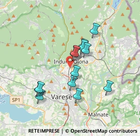 Mappa 21056 Induno Olona VA, Italia (3.01385)